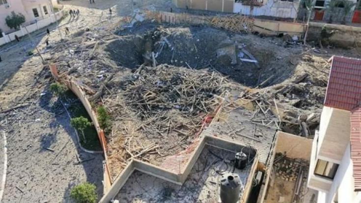 תיעוד: הריסת לשכתו של איסמעיל הנייה