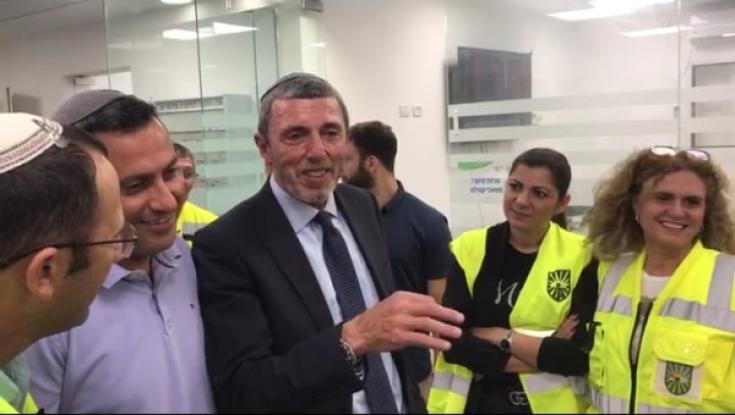 הרב פרץ בשדרות: "אם אנחנו לא נישן בלילה, אף ראש טרור לא יישן בלילה" 