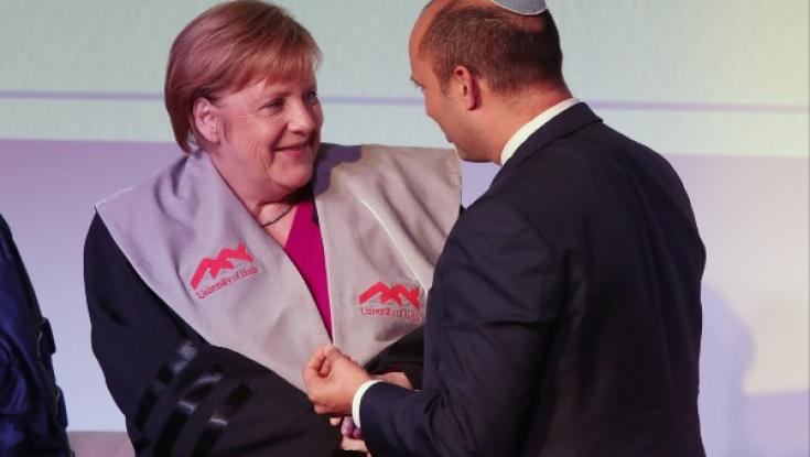 מרקל מגבה את ישראל: "פינוי הכפר חאן אל אחמר החלטה של ישראל"
