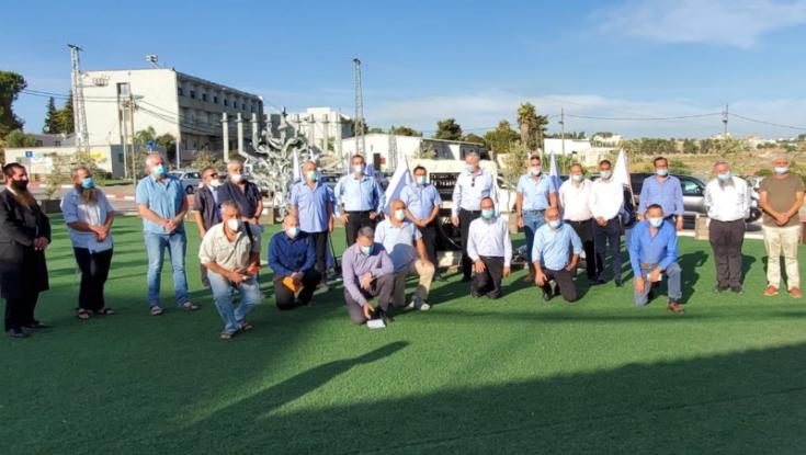 הסתיימה פגישת גנץ עם ראשי מועצת יש"ע: "לא חשוף לפרטי תכנית המאה"