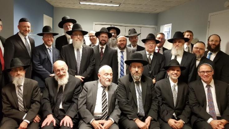 הרב הראשי בביקור עם ראשי הקהילות היהודיות בניו-יורק