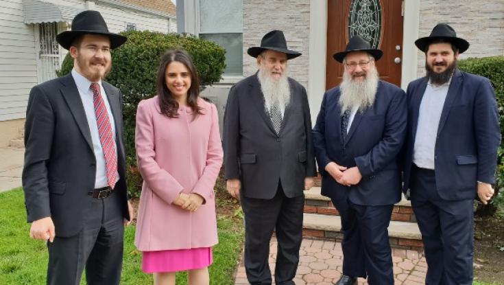 שרת המשפטים בביקור בקבר הרבי מליובאוויטש