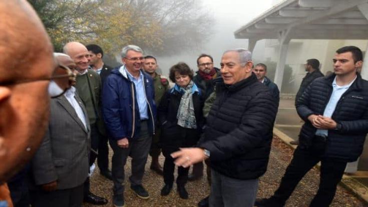 מגן צפוני- היום השלישי: נתניהו מבקר עם שגרירים בצפון