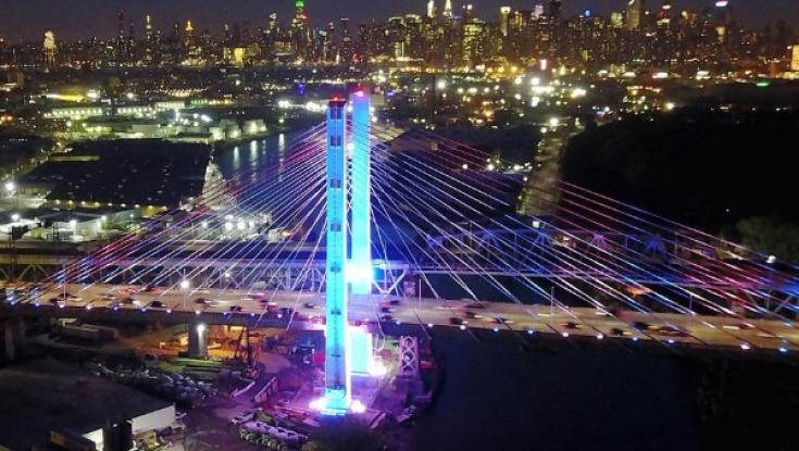 מחווה מרגשת ליום העצמאות: ניו יורק מוארת בצבעי כחול לבן