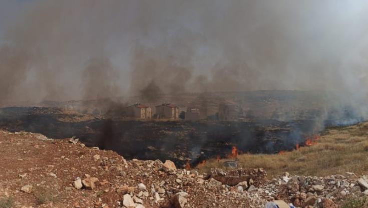 מכבי האש השתלטו על השרפה בגבע בנימין: התושבים הורשו לחזור לבתיהם