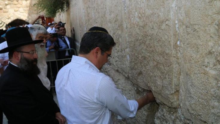 נשיא הונדורס בביקור בבירה