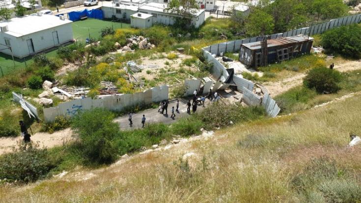 משטרת ישראל פינתה תלמוד תורה של הפלג הירושלמי