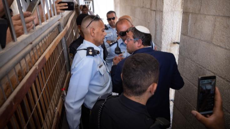 המפכ"ל החליט שיש לאסור על בן גביר לעלות להר הבית | ההחלטה הסופית בידי נתניהו
