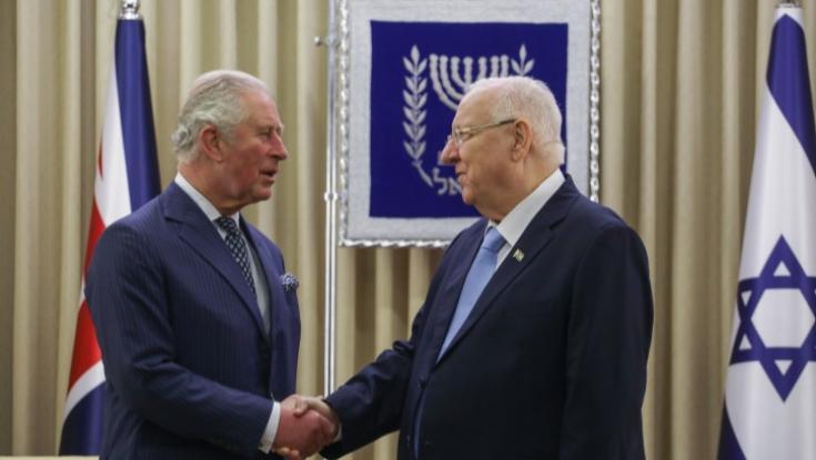 הנשיא ריבלין נפגש עם הנסיך צ'ארלס ויחד הם נטעו עץ