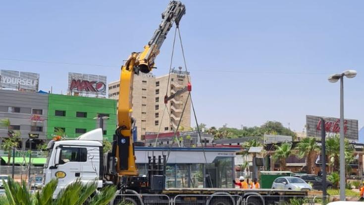 כנגד החום באילת: הוקמו תחנות אוטובוס עם מיזוג אוויר