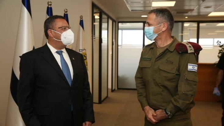 הרמטכ"ל הגיע לסקור את ההתמודדות עם הקורונה בירושלים