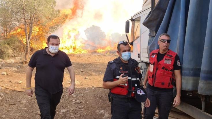 3 פעמים במהלך החג חודשו השריפות במעוז צבי