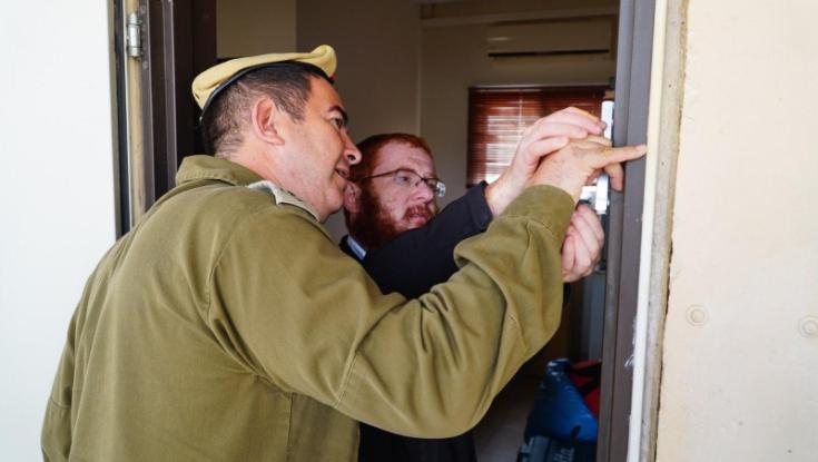 הושלמה התקנת מזוזות בכלל חדרי המגורים של חיילי צה"ל