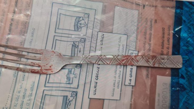 אישום: נעץ מזלג בפניו של אחיו שהתיז על עצמו בושם