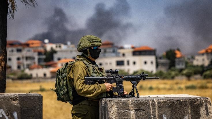יהודי רעול פנים יידה אבנים באזור בנימין ונורה בידי כוח צה"ל