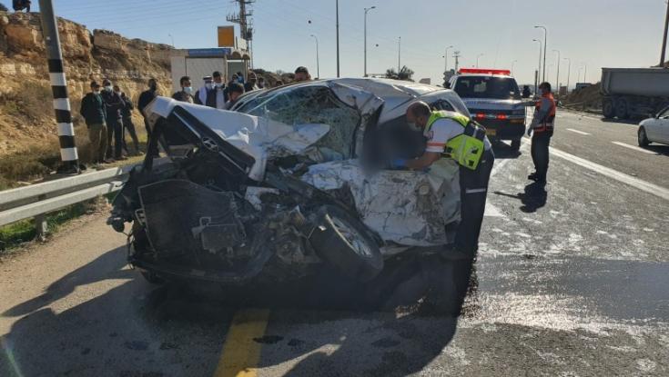 הר חברון: אדם אחד נהרג בתאונת דרכים בצומת מיתרים