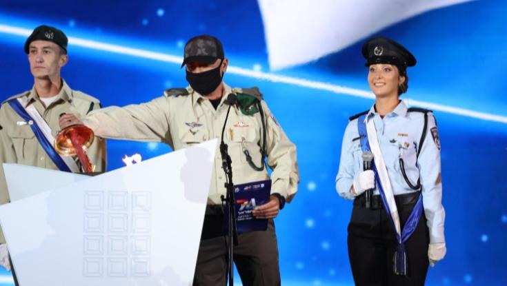 מפקד הימ"מ עשה היסטוריה והשיא משואה בפנים מכוסות | צפו