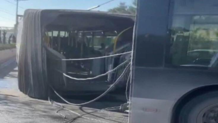 האוטובוס התפרק לשניים | צפו בתאונה החריגה: "בנס נמנע אסון לאומי"