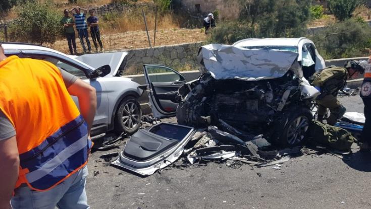 תאונת דרכים קטלנית בגוש עציון: אדם אחד נהרג ועוד ארבעה נפצעו