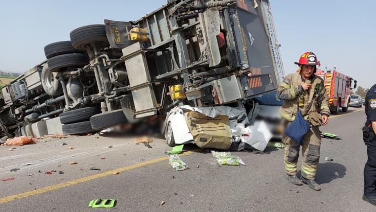 התאונה המזעזעת ליד אשדוד: הוארך מעצרו של נהג המשאית שפגעה ברכבים