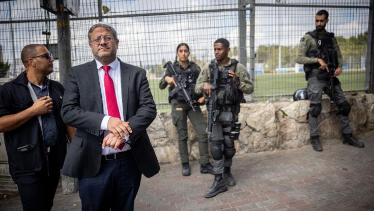 בן גביר תומך בלוחם שתקף פעיל שמאל בחברון: "צריך לקבל גב ולא כלא"