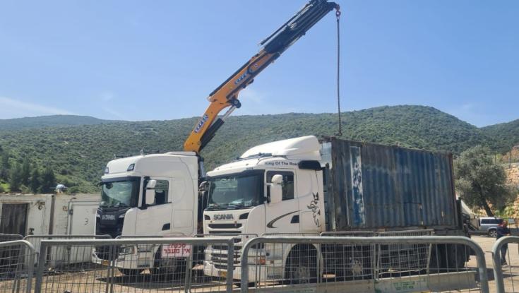 לאחר הערעור: נהרס מתחם מבני הכנסת האורחים במירון
