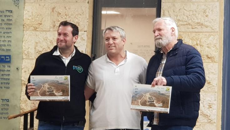 זמביש הגיע לחגוג בישוב המוסדר ותקע בשופר