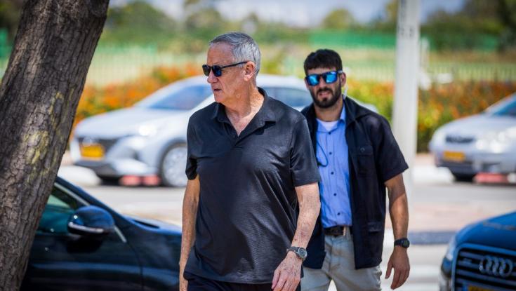 גנץ הגיע לקלנסווה ודרש את פיטורי בן גביר: "הניסוי נכשל"
