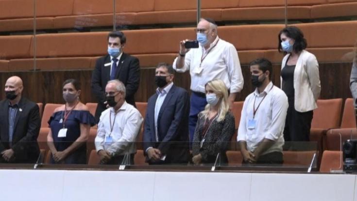 בקול חנוק מדמעות: יו"ר הכנסת הספיד חלל צה"ל - הח"כים הערבים מחו
