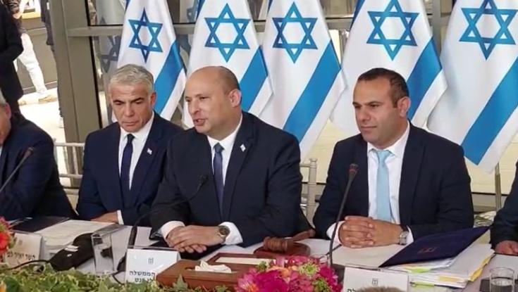 ישיבת ממשלה חגיגית | בנט: "הנפת דגל ישראל בירושלים היא דבר מובן מאליו"