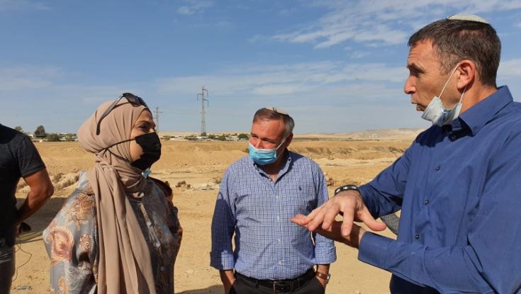 מתן כהנא סייר בפזורה הבדואית: "שילובם בחברה הישראלית - משימה לאומית חשובה"