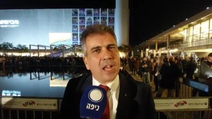 אלי כהן בהפגנת הימין: "במדינה דמוקרטית מי שקובע את השלטון - העם עצמו"