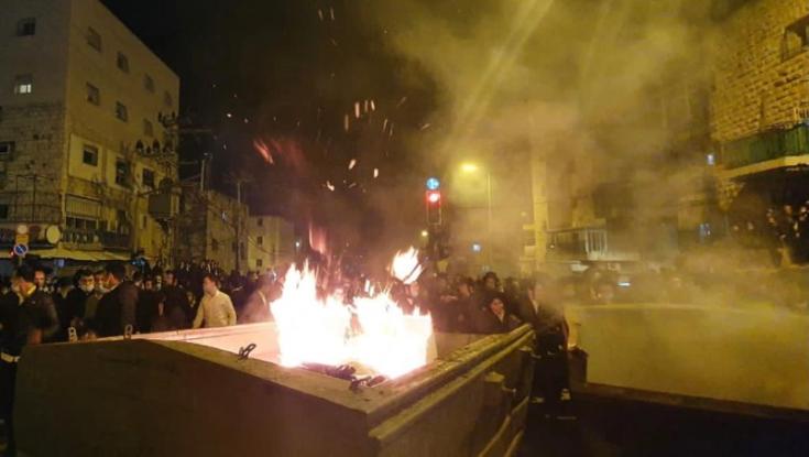 ירושלים: 19 מפגינים נעצרו בצומת בר אילן