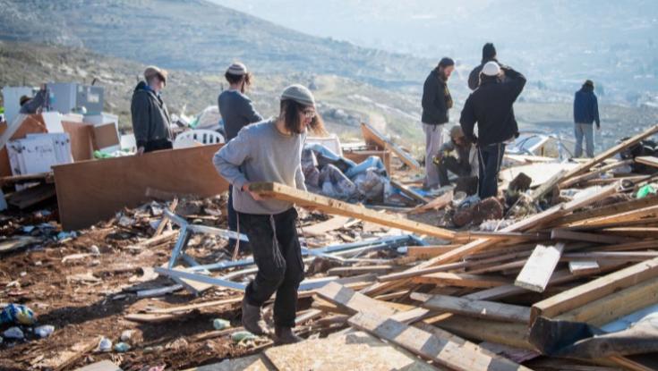 פינוי ביצהר: משמר הגבול והמנהל האזרחי נערכים לפינוי שישה מבנים