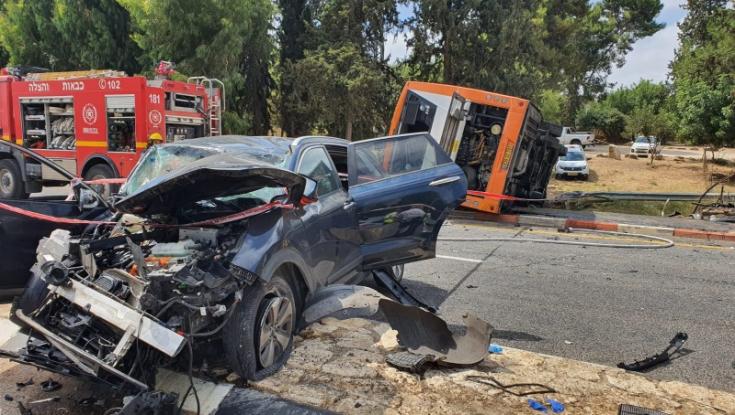 בתאונת דרכים מזרחית לצומת כברי: פצוע בינוני ועוד 17 קל