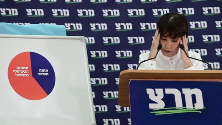 לאחר ספירת 97% מהקולות: זהבה גלאון ומרצ מחוץ לכנסת