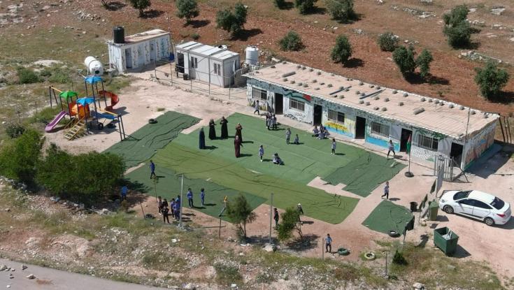 המנהל האזרחי הרס את בית הספר שנבנה במימון זר למרגלות ההרודיון
