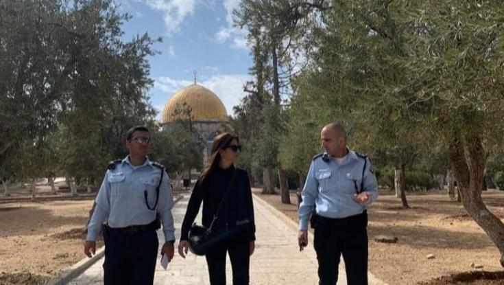 מירב בן ארי לצד העולים להר הבית: תקיים דיונים שנתיים על מספר המורחקים מההר