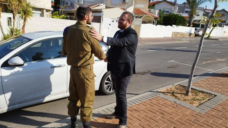 לוחם גבעתי סיים את תקופת מאסרו המקוצר ויצא לחופשה