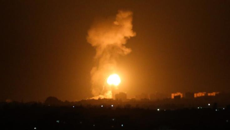 כמדי לילה: צה"ל תקף בעזה בתגובה לבלוני הטרור