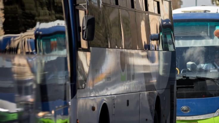 424 דוחות תנועה בכבישי יו"ש: נהג אוטובוס נתפס לאחר עקיפה מסכנת חיים