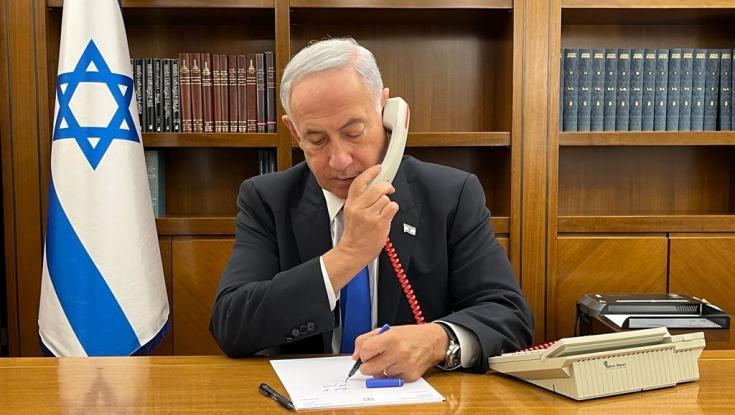 נתניהו נכנס ללשכת ראש הממשלה וזה מה שלפיד השאיר לו על השולחן