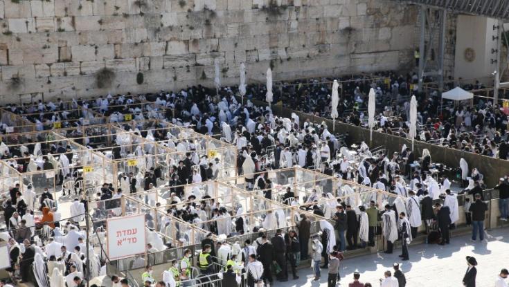 מעמד ברכת הכהנים בכותל המערבי | היום שני