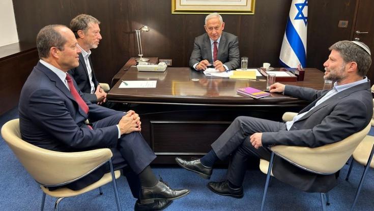 פגישת עבודה ראשונה ומשולשת של נתניהו, סמוטריץ' וברקת