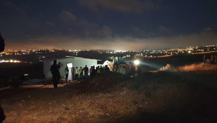 בפעם השניה בתוך שבוע: כוחות הביטחון הרסו את רמת מגרון
