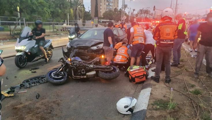 בת ים: צעיר נהרג בתאונת אופנוע