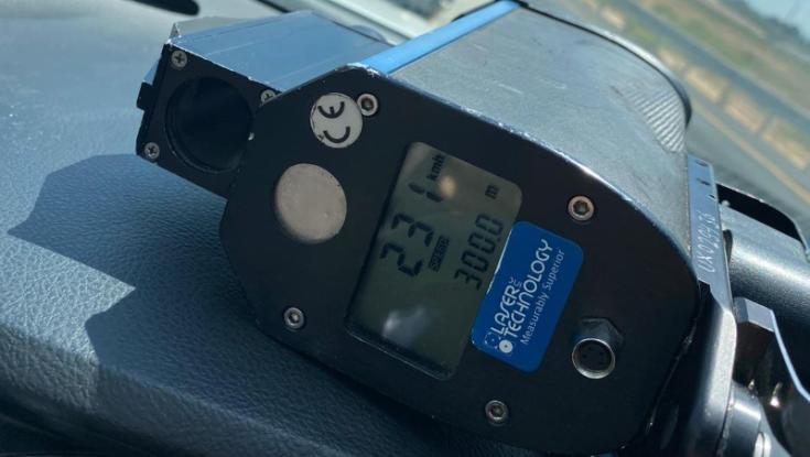 רוכב אופנוע נתפס במהירות של 231 קמ"ש