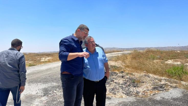ביטן סייר בעמיחי: "מדובר במתיישבים אמיצים ששומרים על ארץ ישראל"