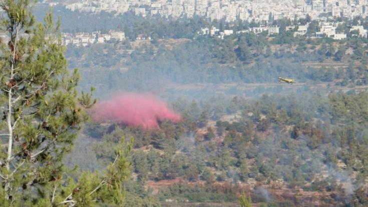 השריפה בהרי ירושלים: הושגה שליטה על האש