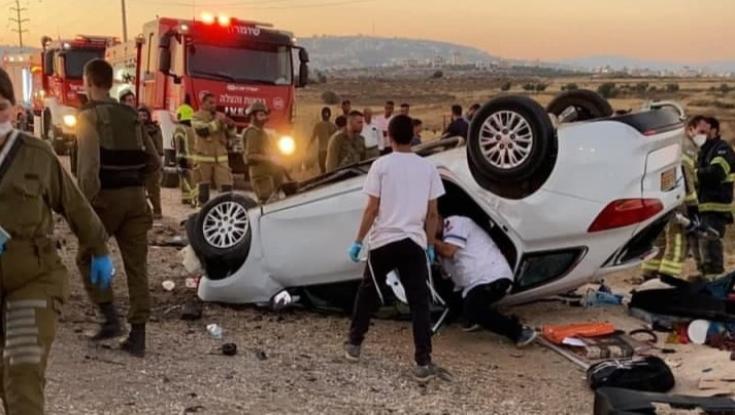 סופ"ש אדום בכבישים: שלושה הרוגים ופצועה קשה בשומרון